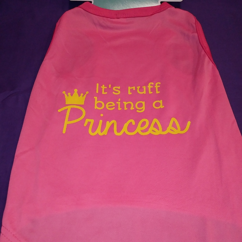 New Pink Dog Shirt size Large